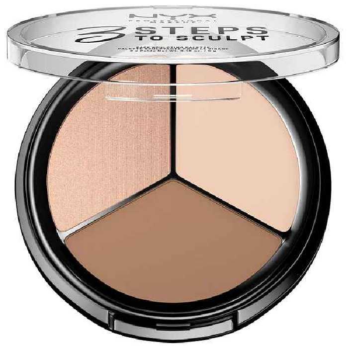 پالت 3 کاره کانتور نیکس NYX مدل 3STEPS TO SCULPT