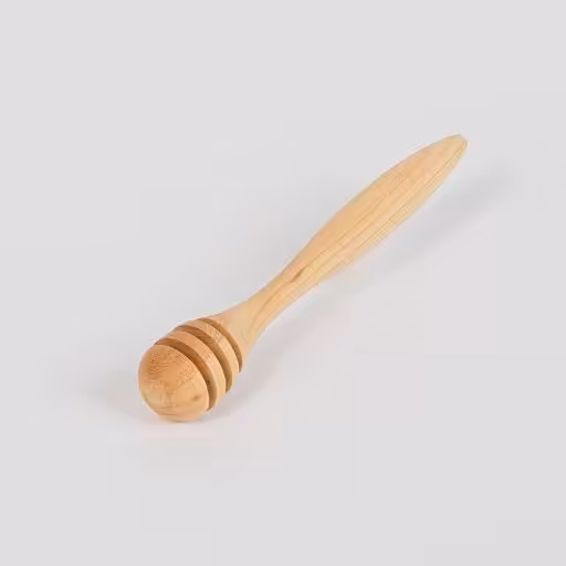قاشق عسل چوبی
