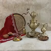 سماور 3 لیتری برنجی 