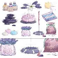 وکتور ابزار ماساژ خلاقانه | گرافیک با طعم تربچه