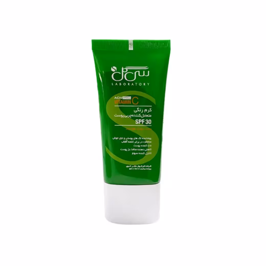کرم CC رنگی سی گل متعادل کننده چربی SPF30 مناسب پوست چرب 40 میل