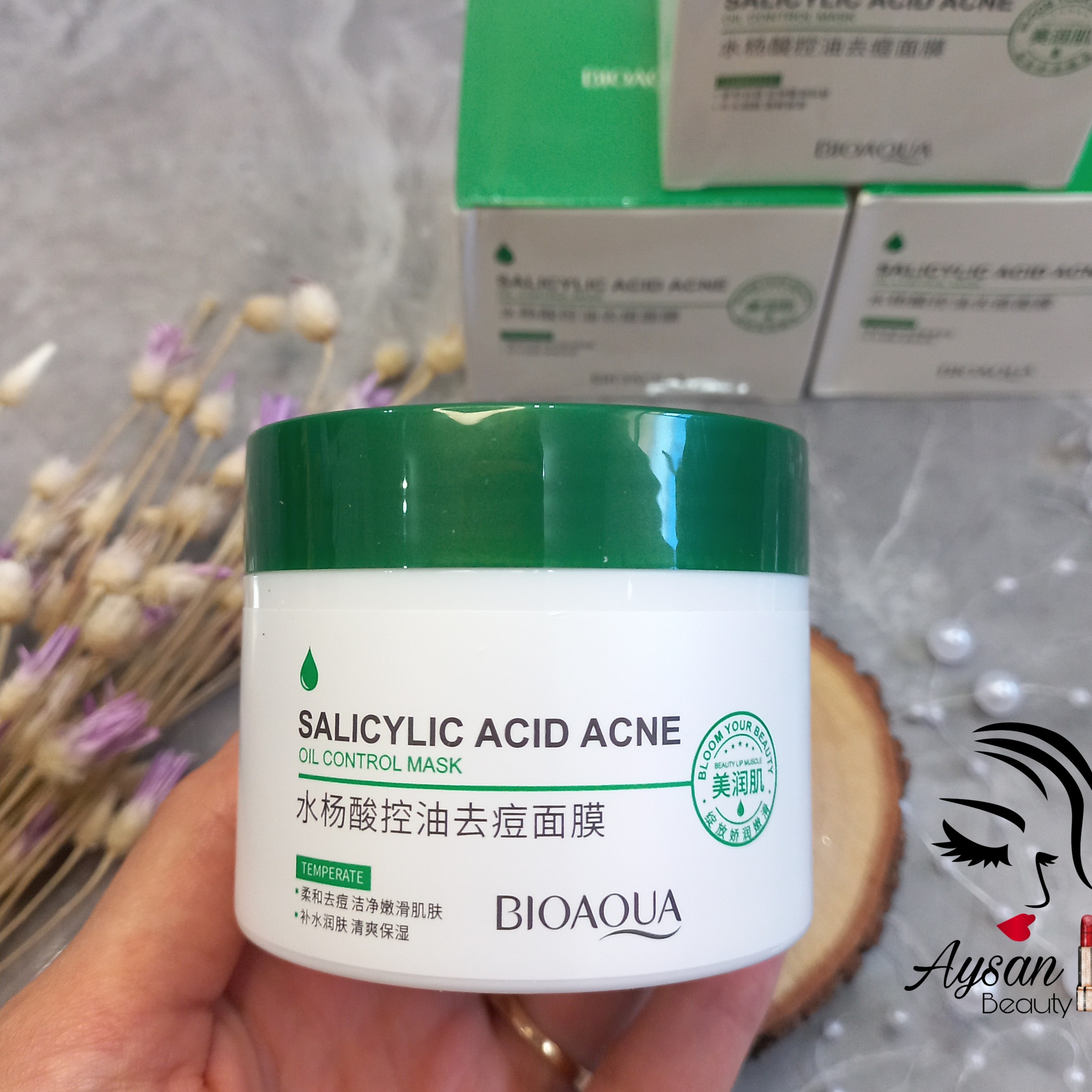 ماسک سالیسیلیک اسید بیوآکوا ، قاتل سریع جوش