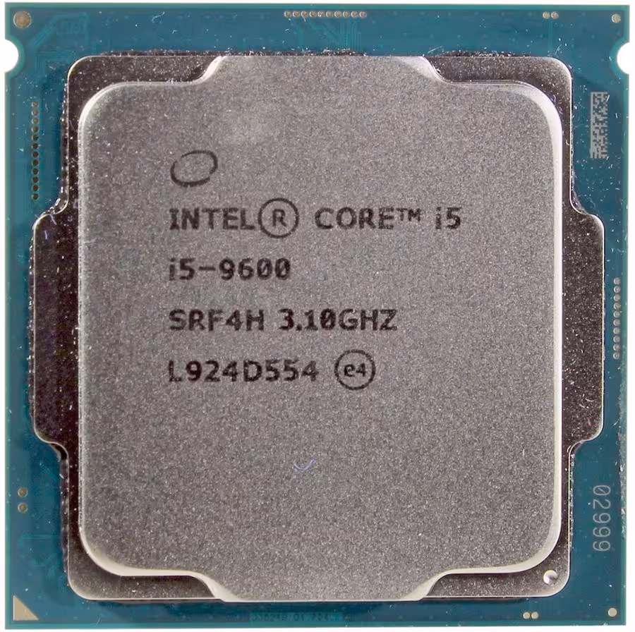پردازنده بدون باکس اینتل مدل Core i5-9600 فرکانس 3.1 گیگاهرتز
