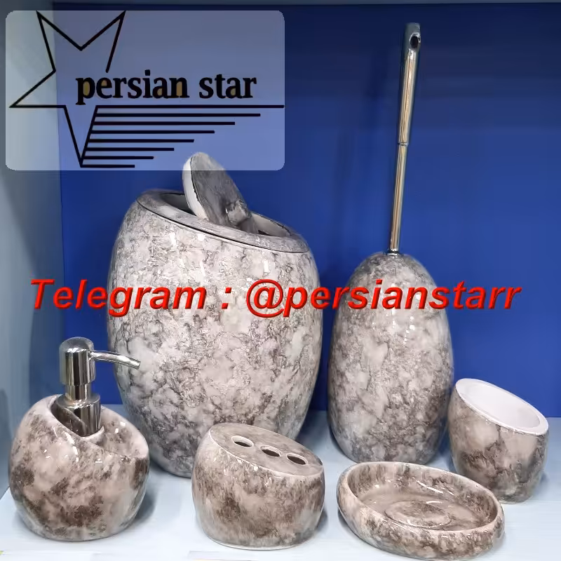 سرویس بهداشتی 6پارچه رزین 009