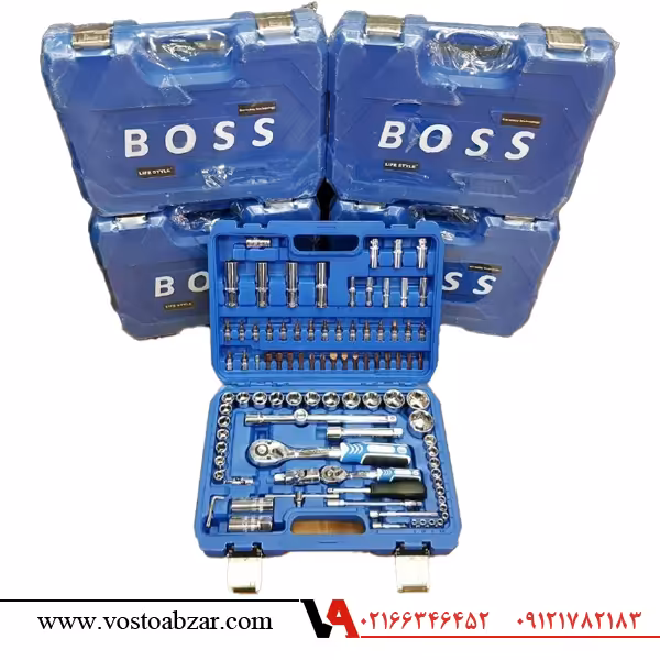 جعبه بکس 94 پارچه حرفه‌ای باس مدل Bs-94pcs