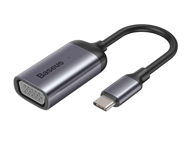 مبدل USB-C به VGA بیسوس Baseus CAHUB-V0G Type-C to VGA HUB