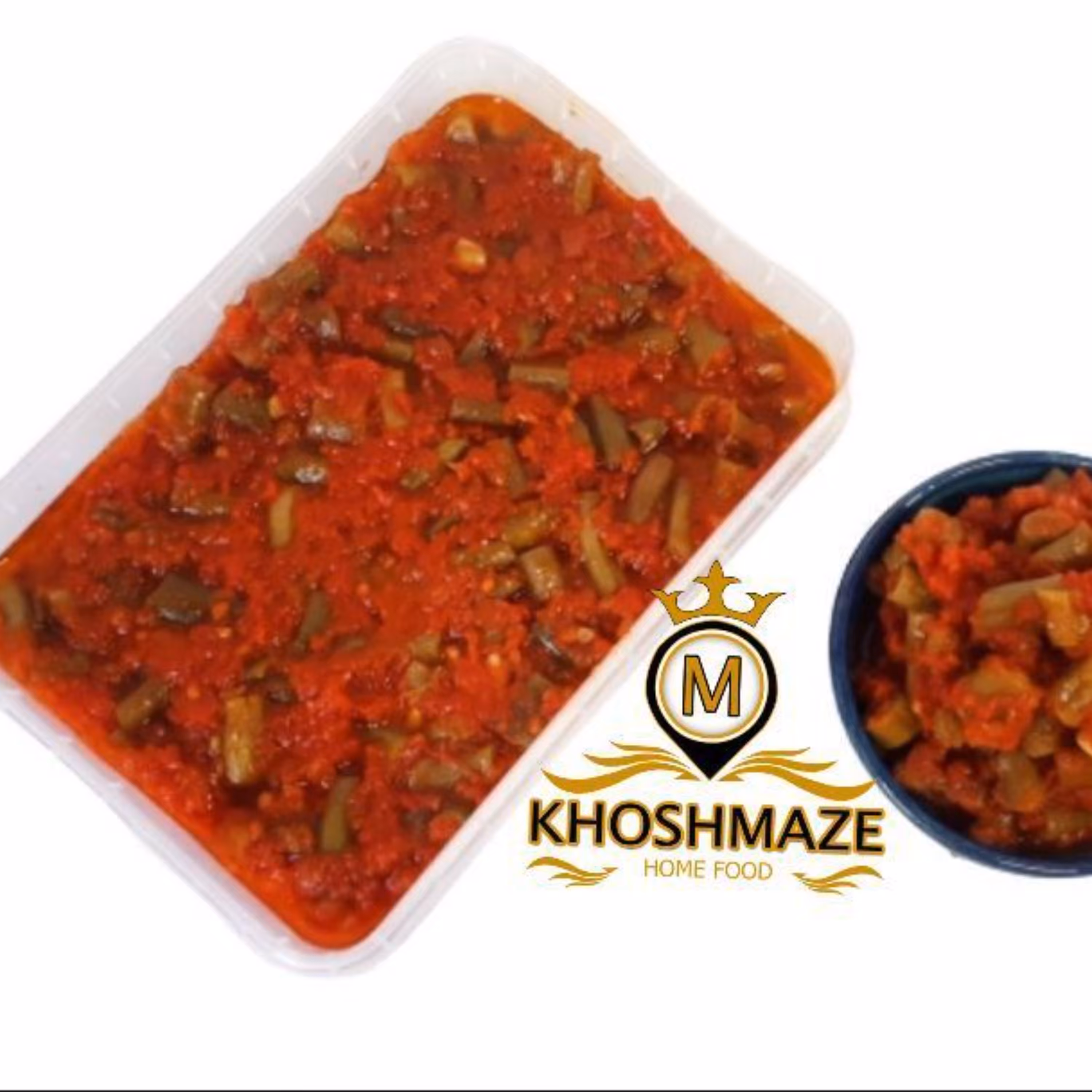 لوبیا سرخ با گوجه(500 گرم)