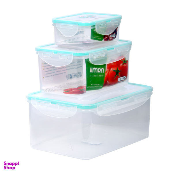 ظرف نگهدارنده لیمون (Limon) کد 885 مجموعه 3 عددی