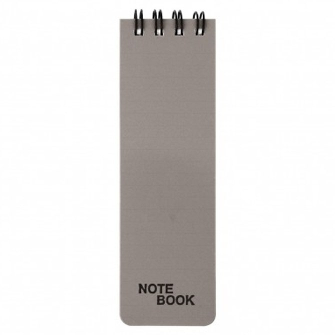 دفتر یادداشت باریک پاپکو  مدل 40 برگ کد NB-639-1 رنگ دودی