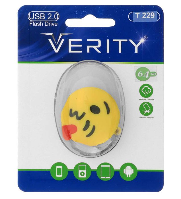فلش مموری عروسکی وریتی مدل T229 USB 2.0 ظرفیت 64 گیگابایت