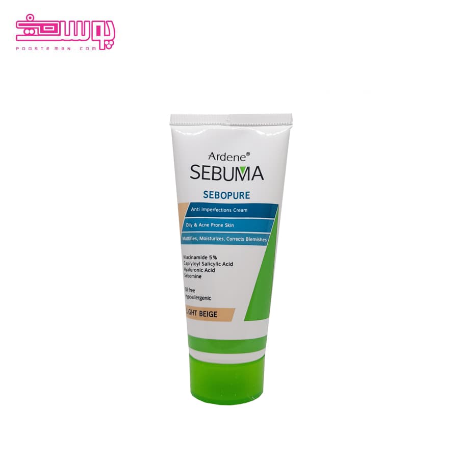 کرم ضد جوش رنگی آردن سبوما حجم 30ml