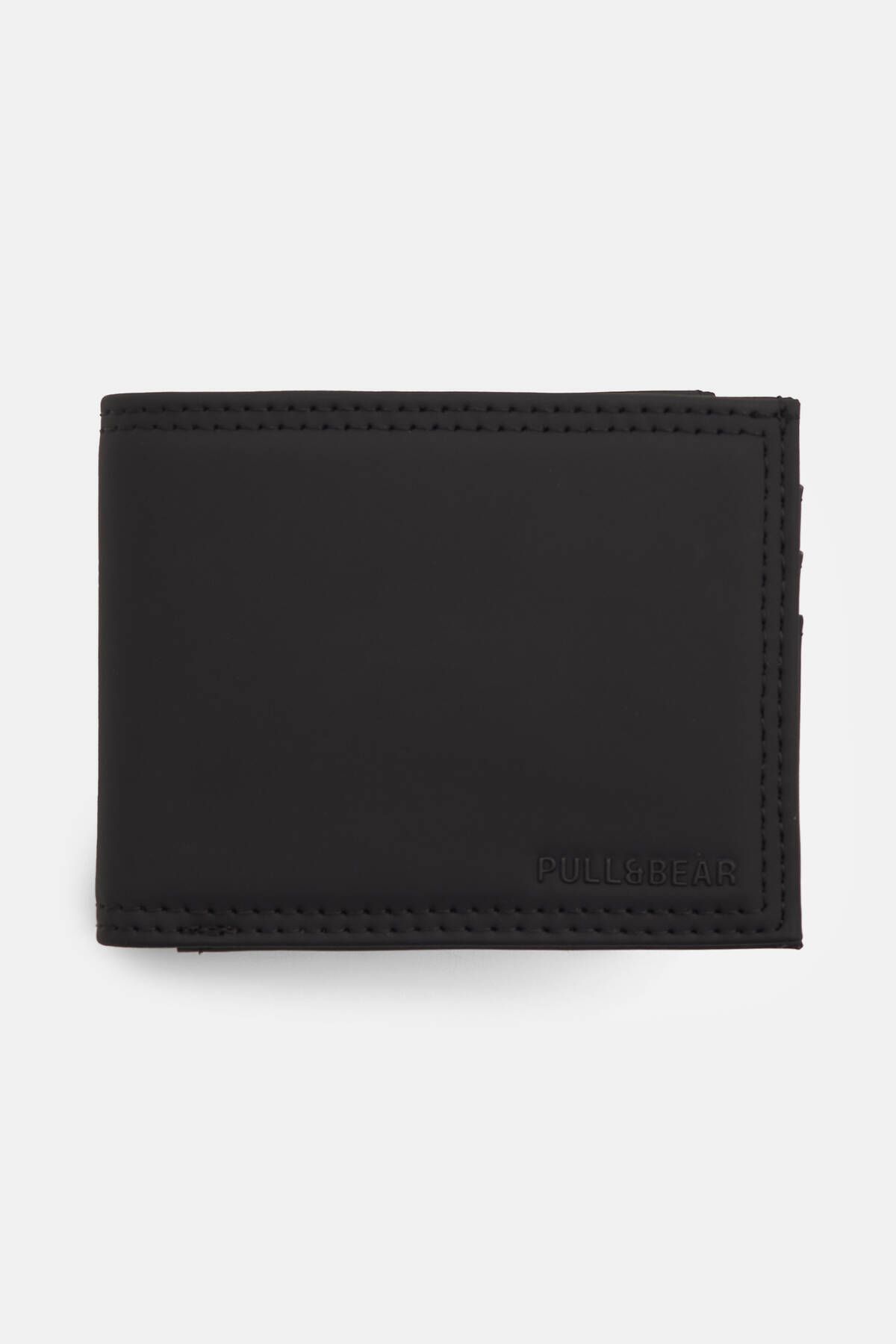 کیف پول مشکی مردانه اورجینال Pull Bear Pull & Bear