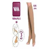 جوراب واریس کفه دار زیر زانو ورنا پلاس کلاس فشار 3 Verna Plus AD CCL - کد 1196