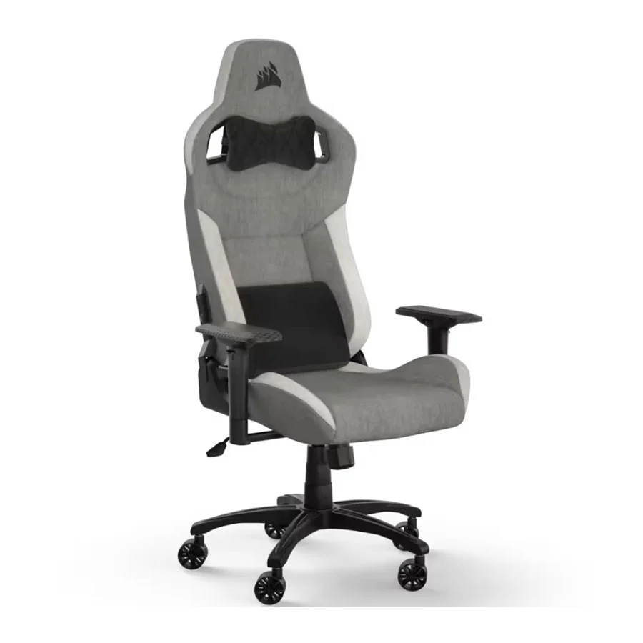 صندلی گیمینگ کورسیر T3 RUSH (2023) Fabric Grey/White