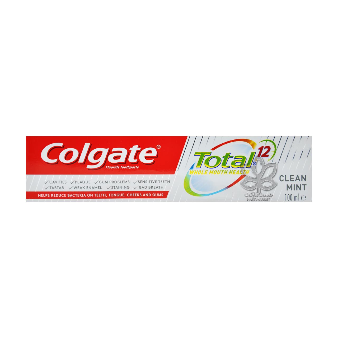 خمیر دندان توتال 12 کلین مینت 100 میل کولگیت - colgate