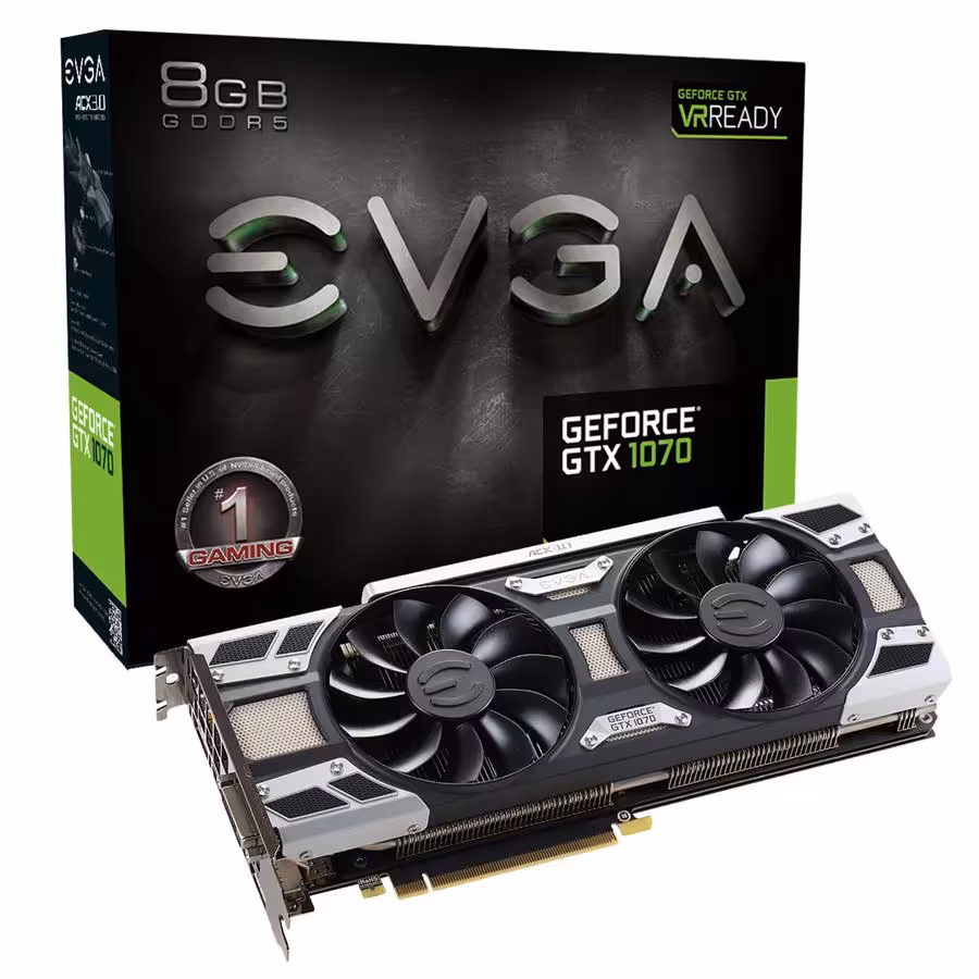 کارت گرافیک ایی وی جی ای مدل جی تی ایکس 1070 گیمینگ با ظرفیت 8 گیگابایت
