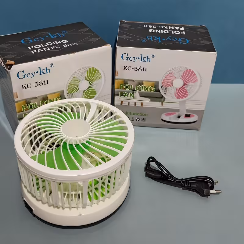 پنکه و چراغ مطالعه  تا شو رومیزی مدل kc-5811