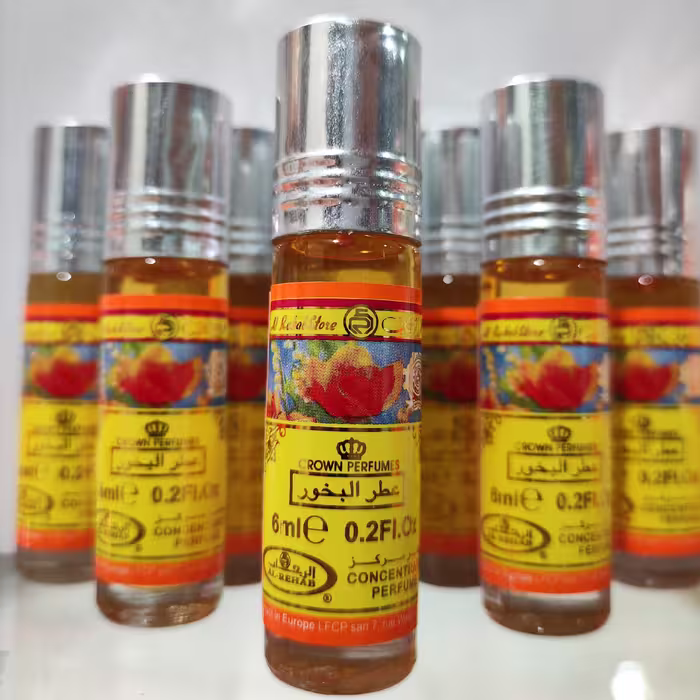 عطر  البخور  ماندگاری بالا و بدون الکل،6میل،شرکت الرحاب