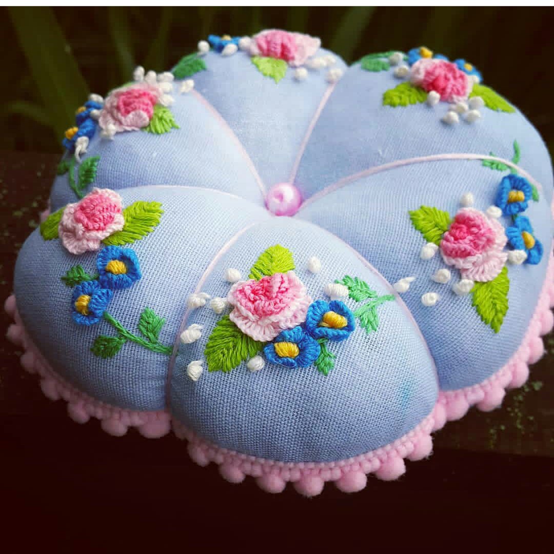 جاسوزنی گلدوزی طرح گل