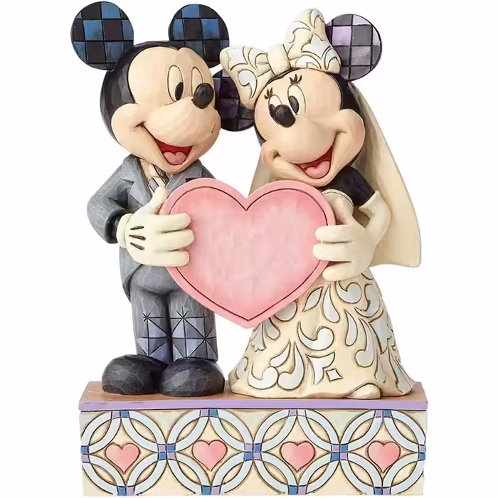 فیگور دیزنی عروسی میکی موس و مینی موس Mickey Mouse &amp; Minnie Mouse Wedding with Heart کد 4059748