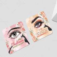 طرح قابل ویرایش کارت ویزیت کاشت مژه | گرافیک با طعم تربچه