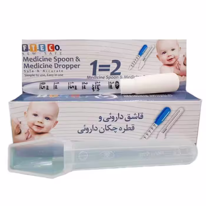 قاشق دارویی و قطره چکان دارویی فناور طب اسپادانا FTE CO
