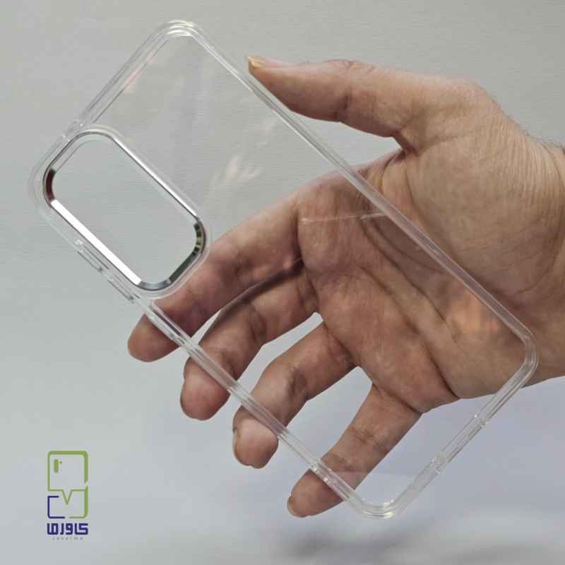 خرید قاب گوشی s24 fe | الماس سیلور | شفاف زیبا و مقاوم