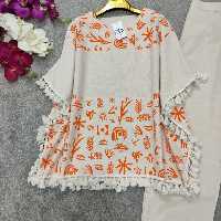 ست پیراهن و شلوار گندم