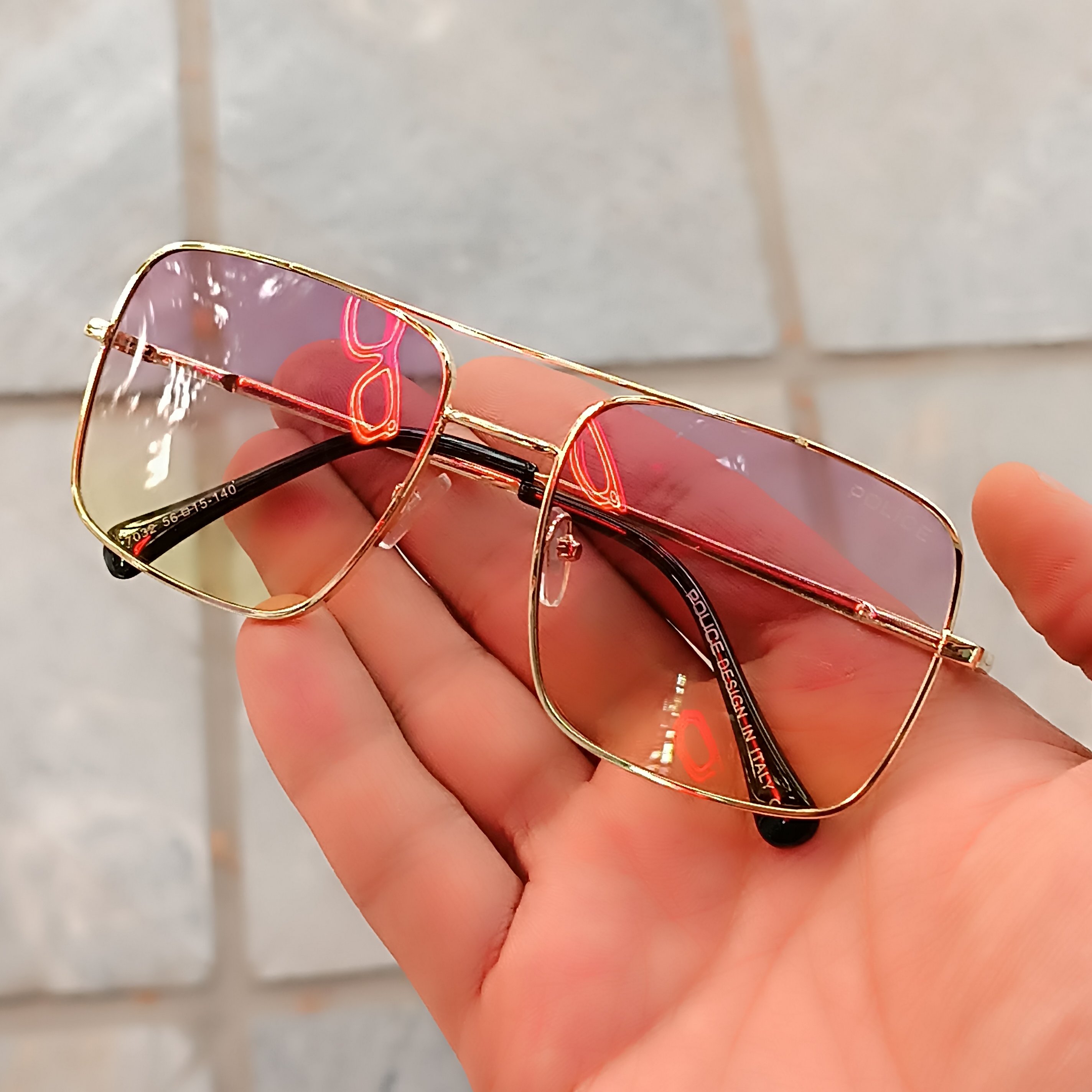 عینک آفتابی اسپرت مناسب آقایان و بانوان عدسی هایلایت سایه روشن 