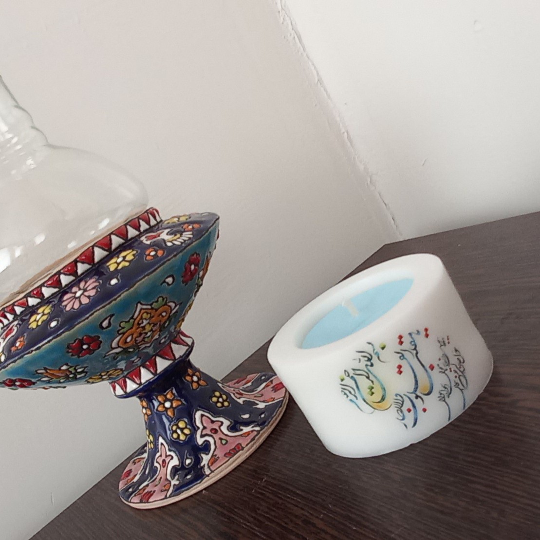 شمع فانوسی مدل حوضچه ای