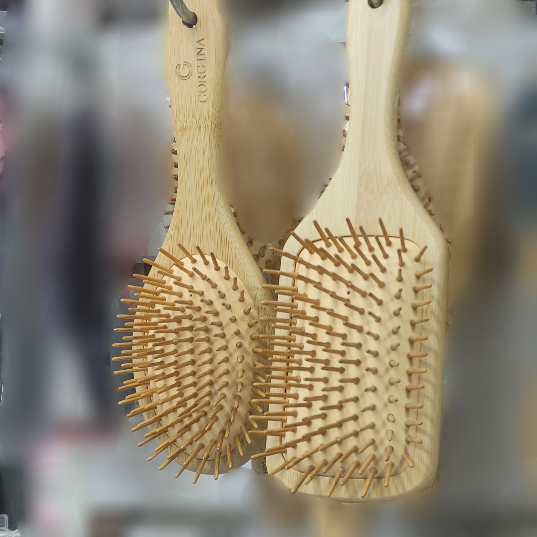 برس مو دسته چوبی