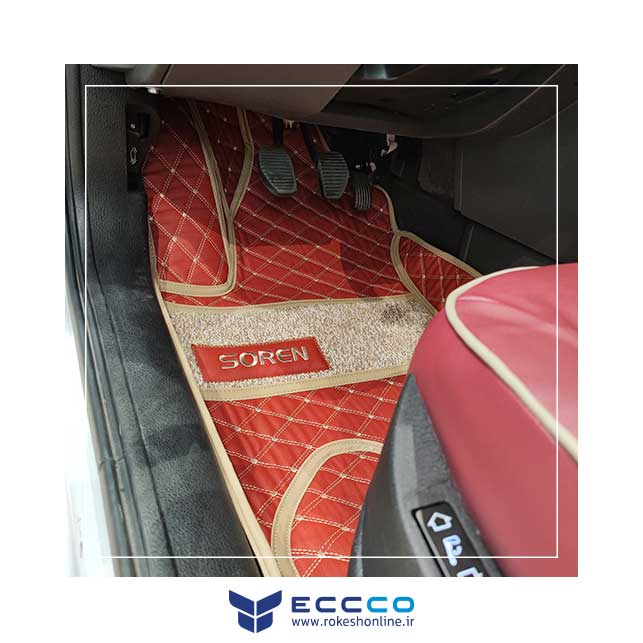 کفپوش پنج بعدی اکونومی چرم گلدوزی سورن برند eccco