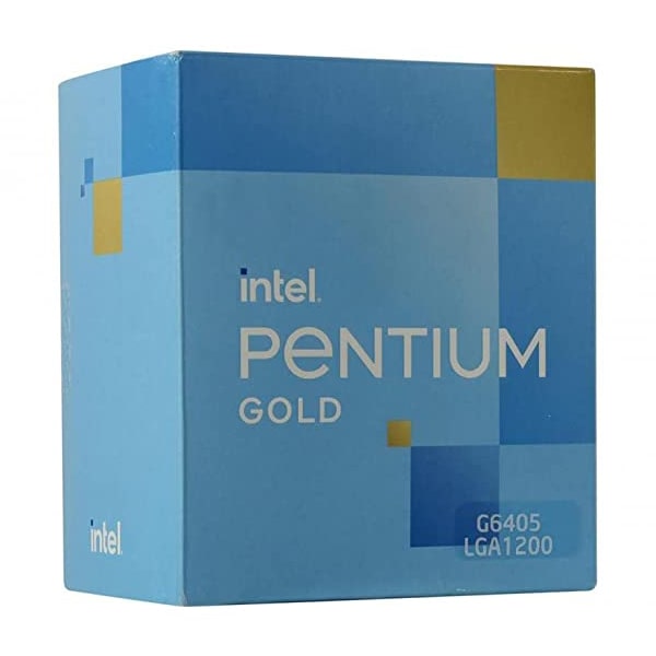 پردازنده مرکزی اینتل سری Comet Lake مدل Pentium Gold G6405 Box فروش به همراه خرید مادربرد