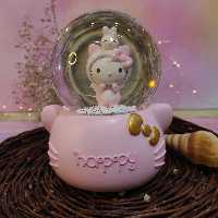 گوی  پمپی و موزیکال و چراغدار بزرگ طرح کیتی