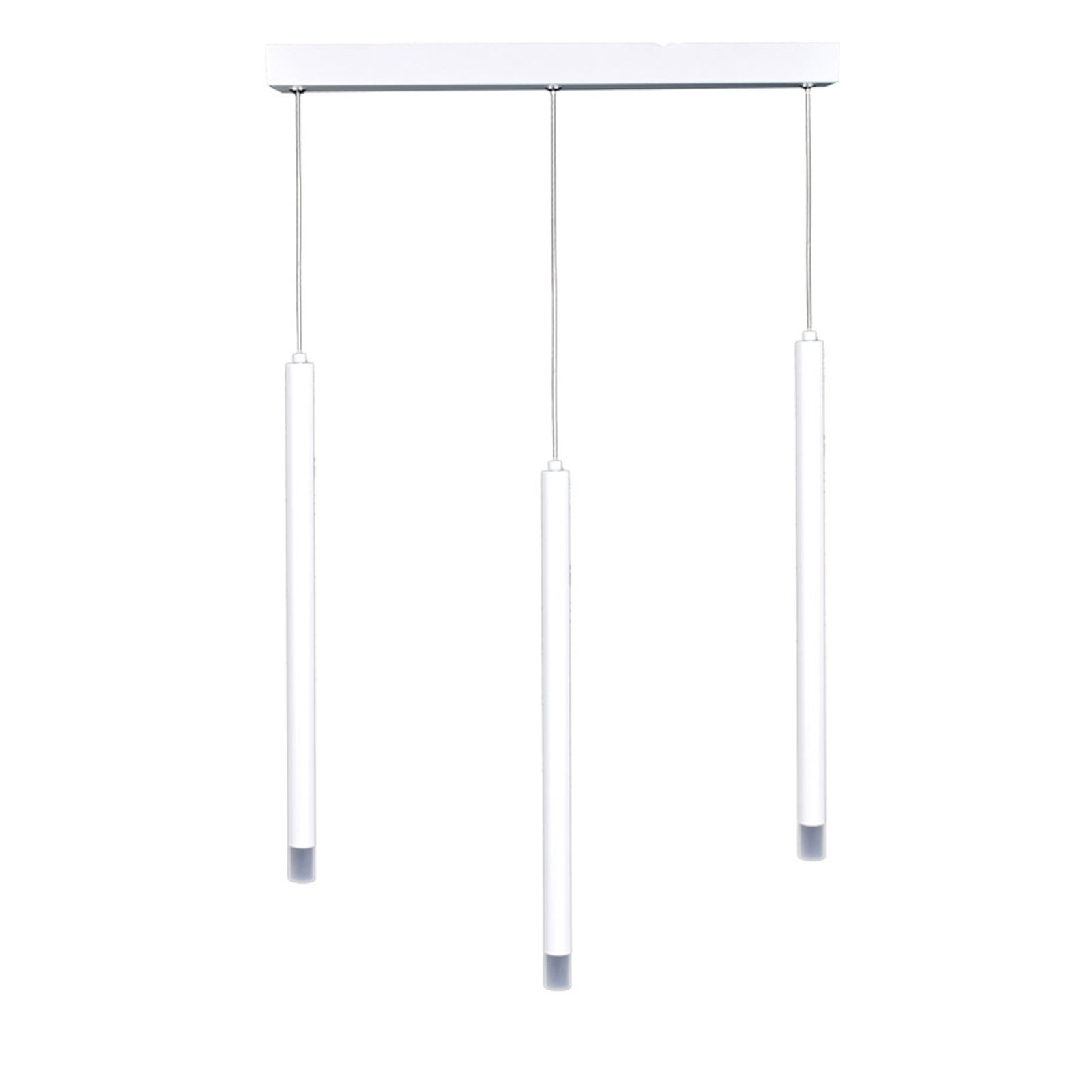 لوستر مدرن لوله‌ای 3 شعله مدل O10 ستاره شمال