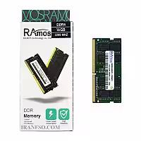 رم لپ تاپ 16 گیگ Ramos DDR4-3200 MHz 1.2V یک سال گارانتی