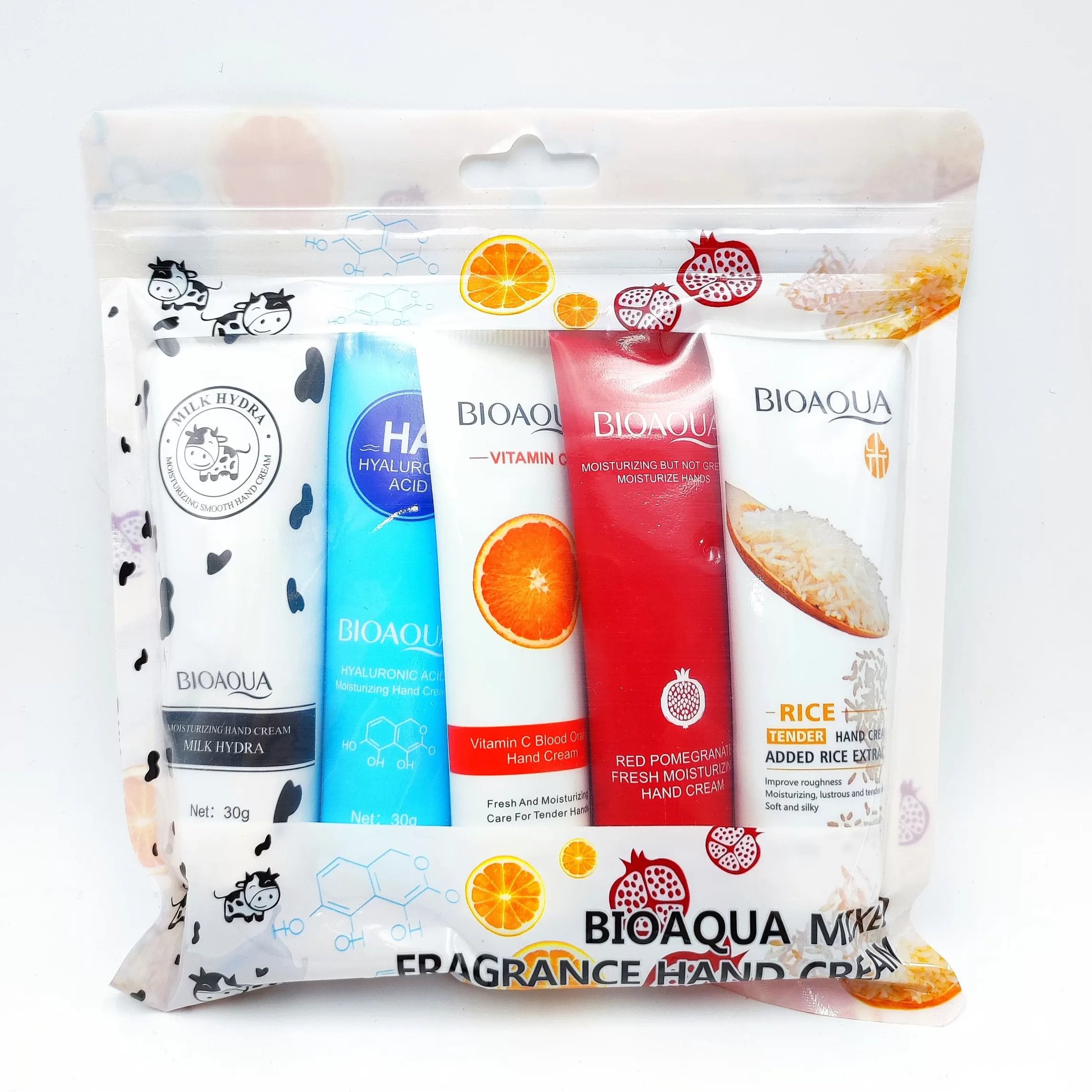 کرم مرطوب کننده دست بیوآکوا بسته 5 عددی BIOAQUA