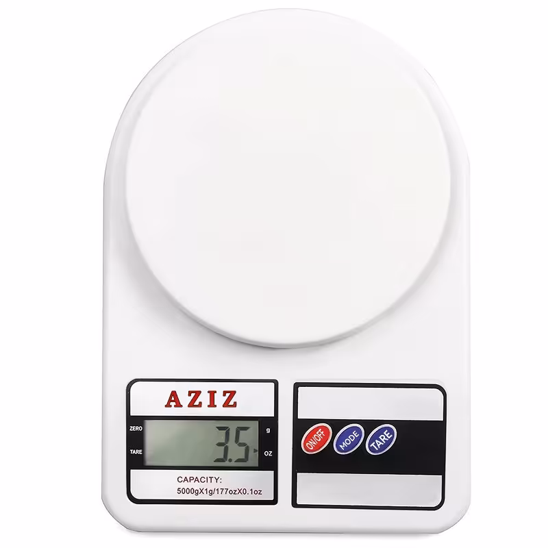 ترازوی آشپزخانه الکترونیک
مدل SF-400  AZIZ
