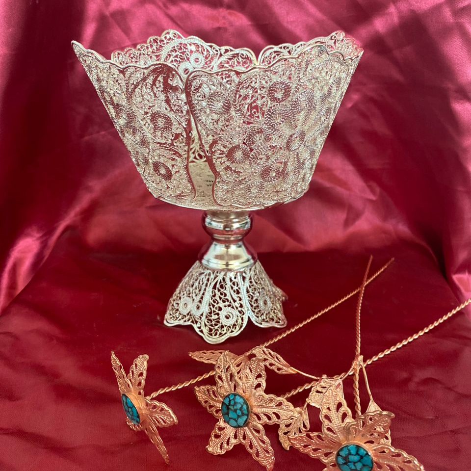 شکلاتخوری ملیله کاری 
