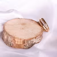 انگشتر طلا روس طرح موج ساده با کیفیت و رنگ ثابت کد5204