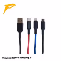 کابل شارژ میکرو،تایپ سی،آیفون L10PRO برند DUDAO