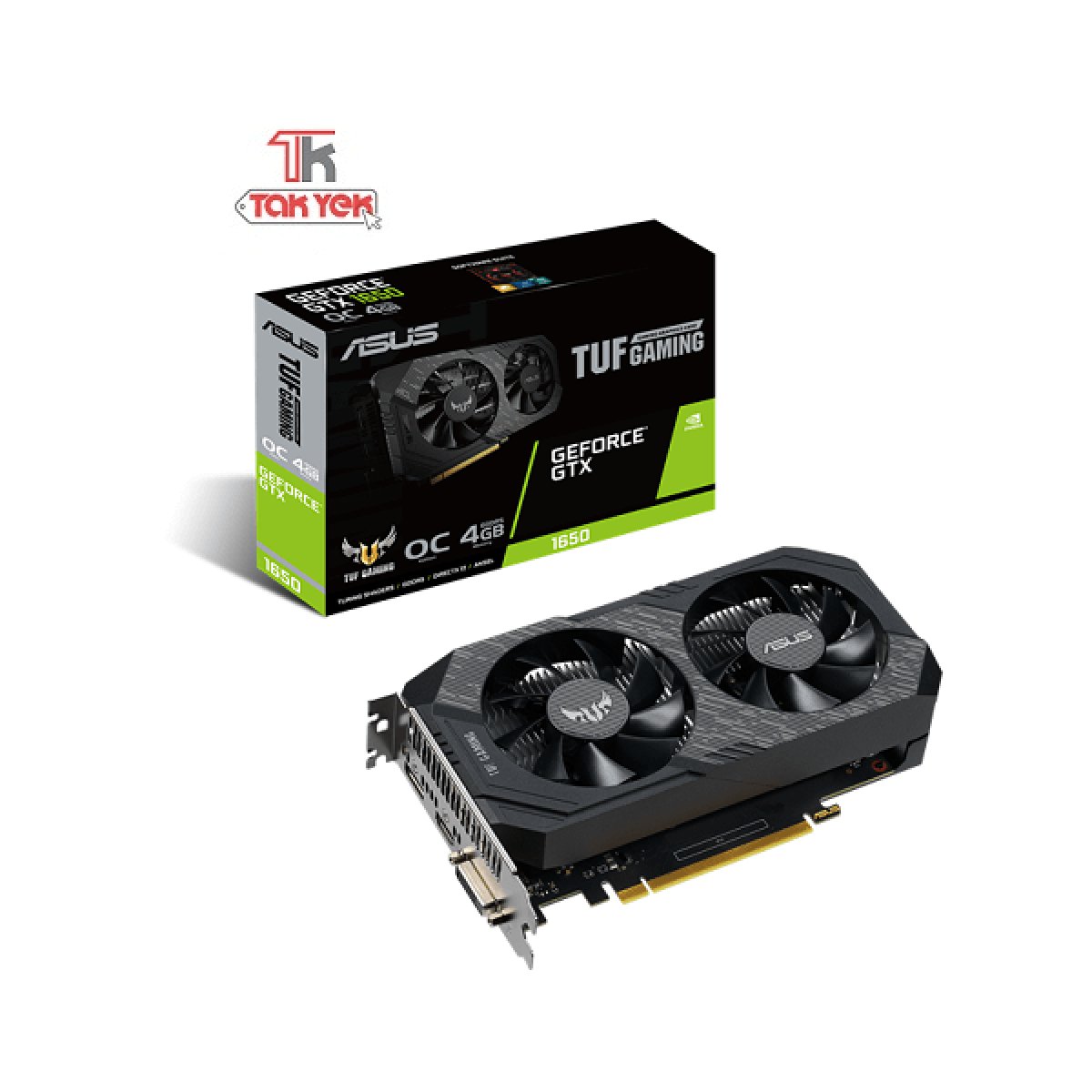 کارت گرافیک ایسوس مدل  ASUS GTX1650 TUF GAMING O4G