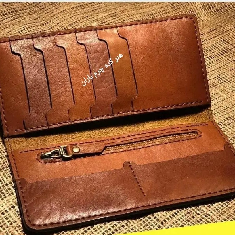 کیف دستی چرمی گاوی طبیعی درجه یک دست دوز با نخ موم زده در رنگ های متنوع 