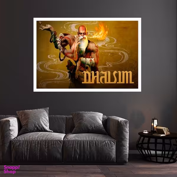 تابلو بکلیت طرح بازی Dhalsim مدل قاب شاسی W-s8770