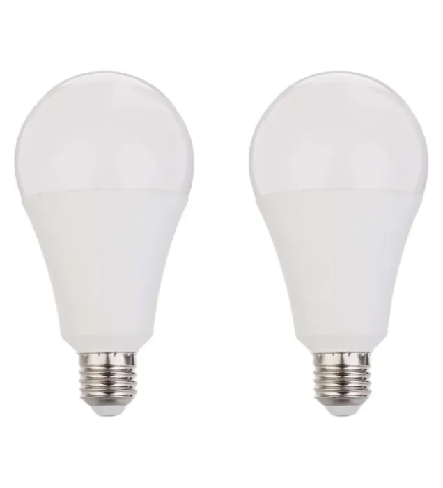 لامپ ال ای دی 15 وات مدل حبابی پایه E27 بسته 2 عددی