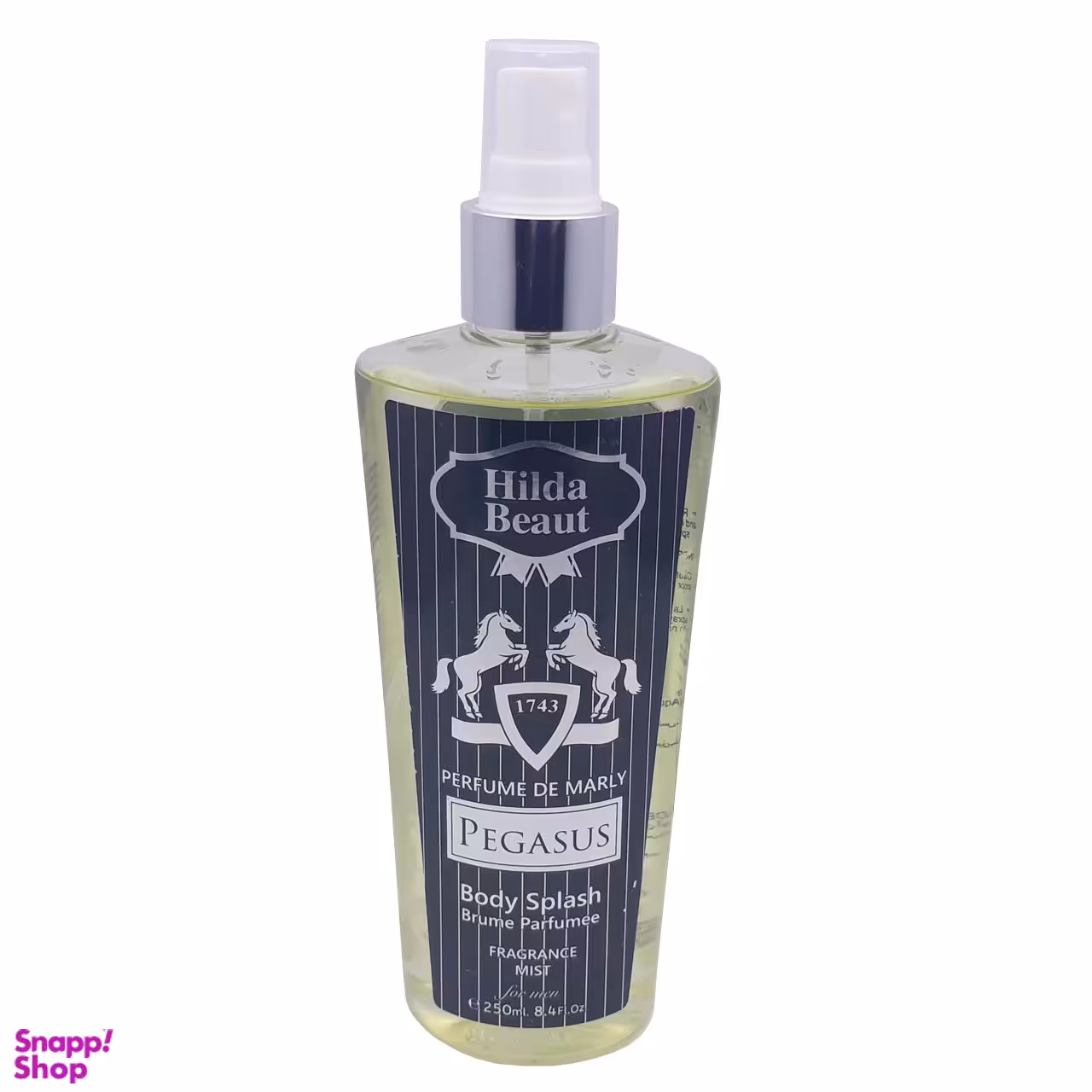 بادی اسپلش مردانه هیلدا بیوت (Hilda Beaut) مدل DE MARLY PEGASUS حجم 250 میلی‌لیتر