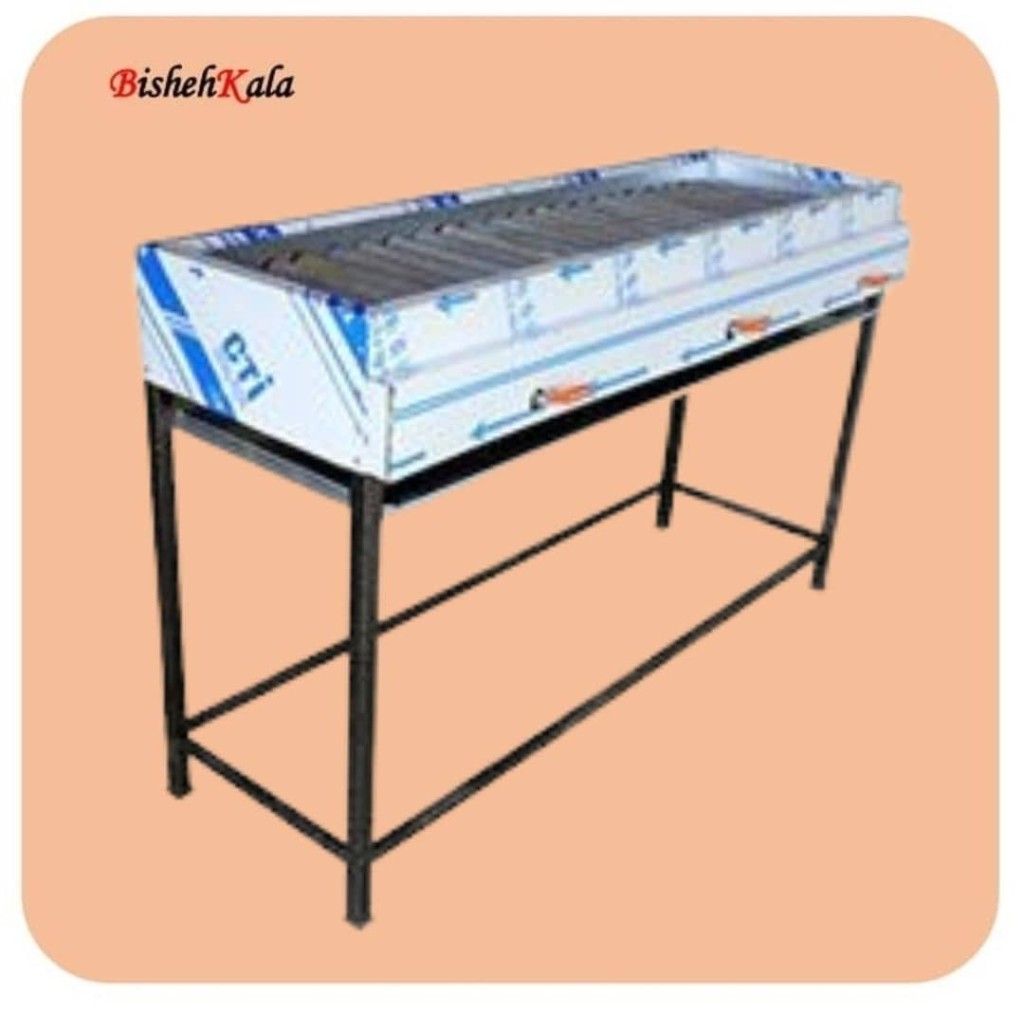 کباب پز پایه دار صنعتی مدل 611