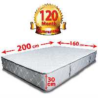 تشک طبی فنری رویال دونفره متوسط با 10 سال ضمانت سایز 160