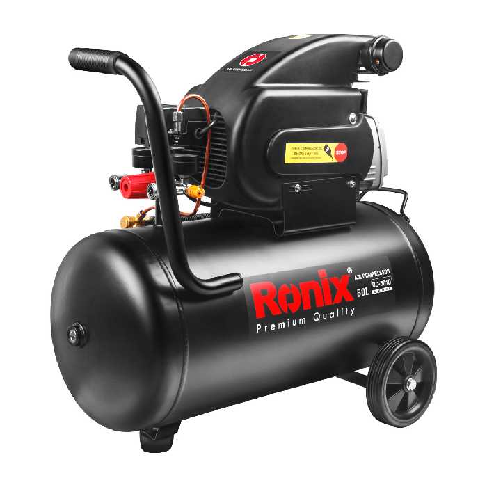 کمپرسور هوا 50 لیتری با توان 2 اسب بخار رونیکس مدل RC-5010