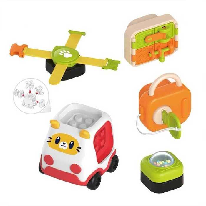 اسباب بازی پازلی 5 تکه 8083 هانگر Huanger